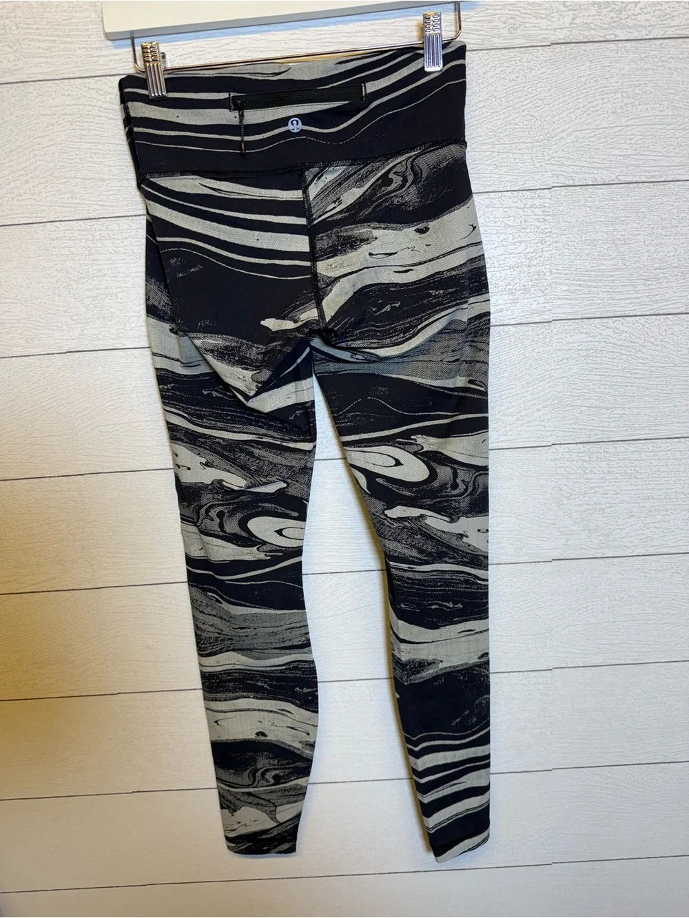 Lululemon Speed Wunder Tight Nulux Marble Leggings Size 6 - Picture 3 of 10